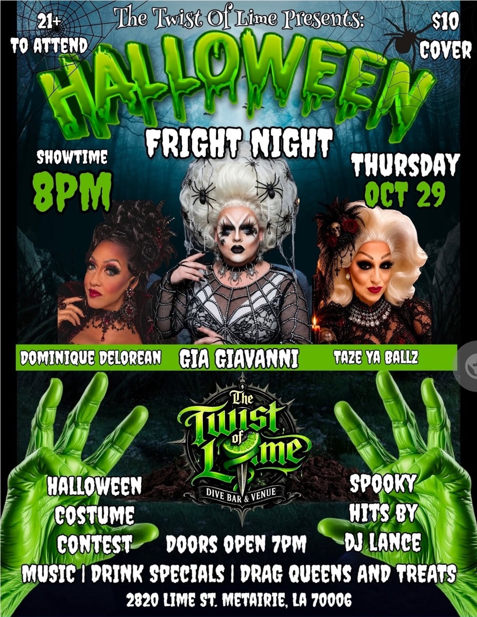 Halloween Fright Night flyer